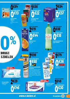E.leclerc katalog akcije – veljaven od 11.02.2026 | Stran: 3 | Izdelki: Hruska, Robčki, Kos, Voda