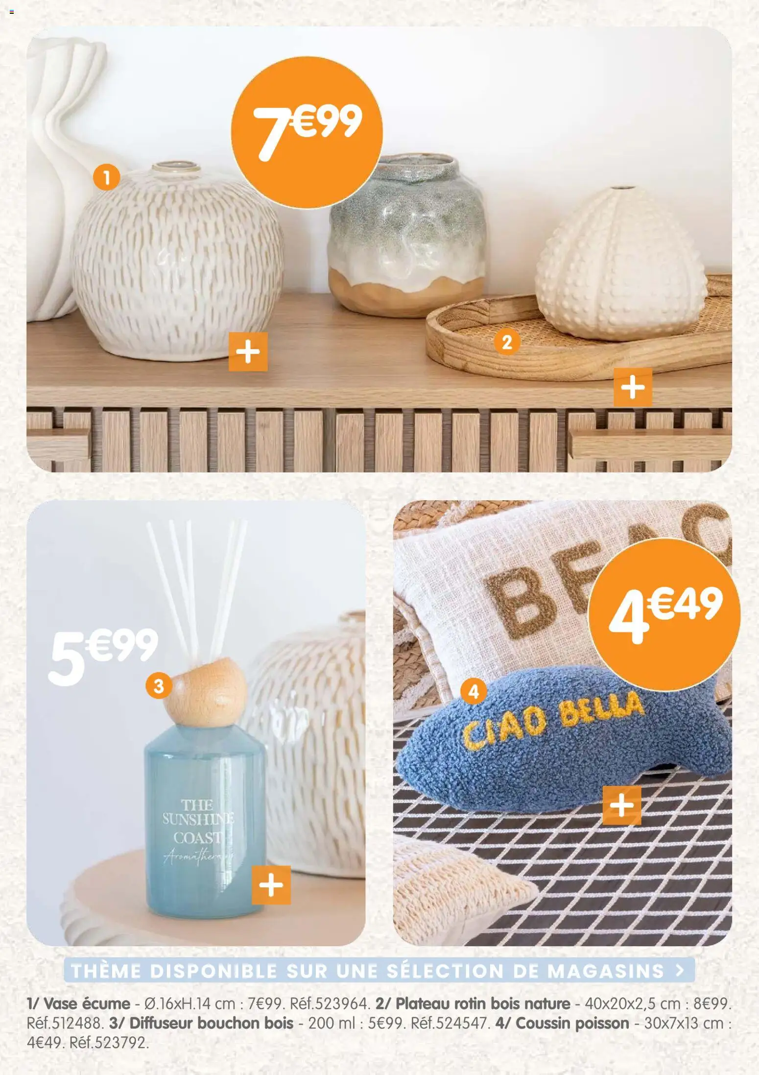 {H1} | Page: 17 | Produits: Plateau, Diffuseur, Vase, Poisson