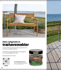 XL-BYG Tilbudsavis gyldig fra 30.06.2025 | Side: 23 | Produkter: Olie, Havemøbler, Bænk