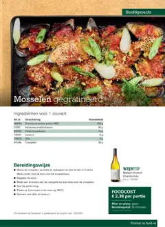Sligro - M - Resto bistro favourite dish - Voorbeeld van een folder van Sligro, geldig van 08.10.2025 | Pagina: 41 | Producten: Mosselen, Oven, De oven, Courgette