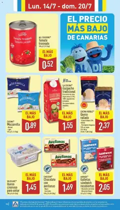 Aldi folleto Canarias │ válido desde el 14.07.2025 | Página: 10 | Productos: Aceite, Copos, Aceite de oliva virgen extra, Cocina
