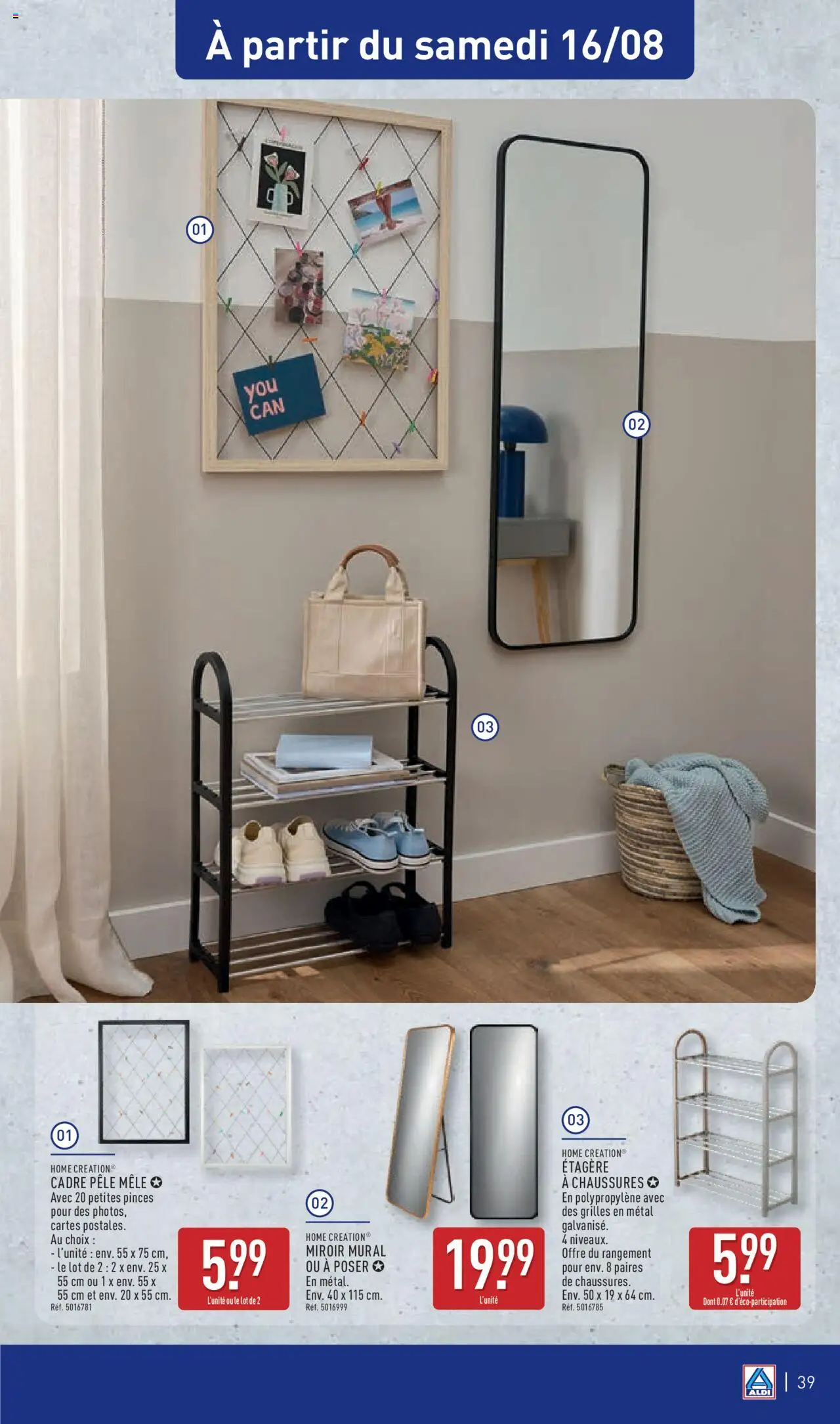 | Page: 41 | Produits: Pinces, Pele, Miroir, Cadre
