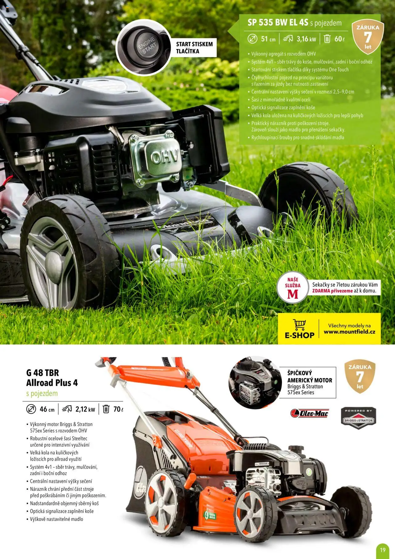 Mountfield katalog 2025 od 16.04.2025 | Strana: 19 | Produkty: Madlo, Modely, Koš, Kola