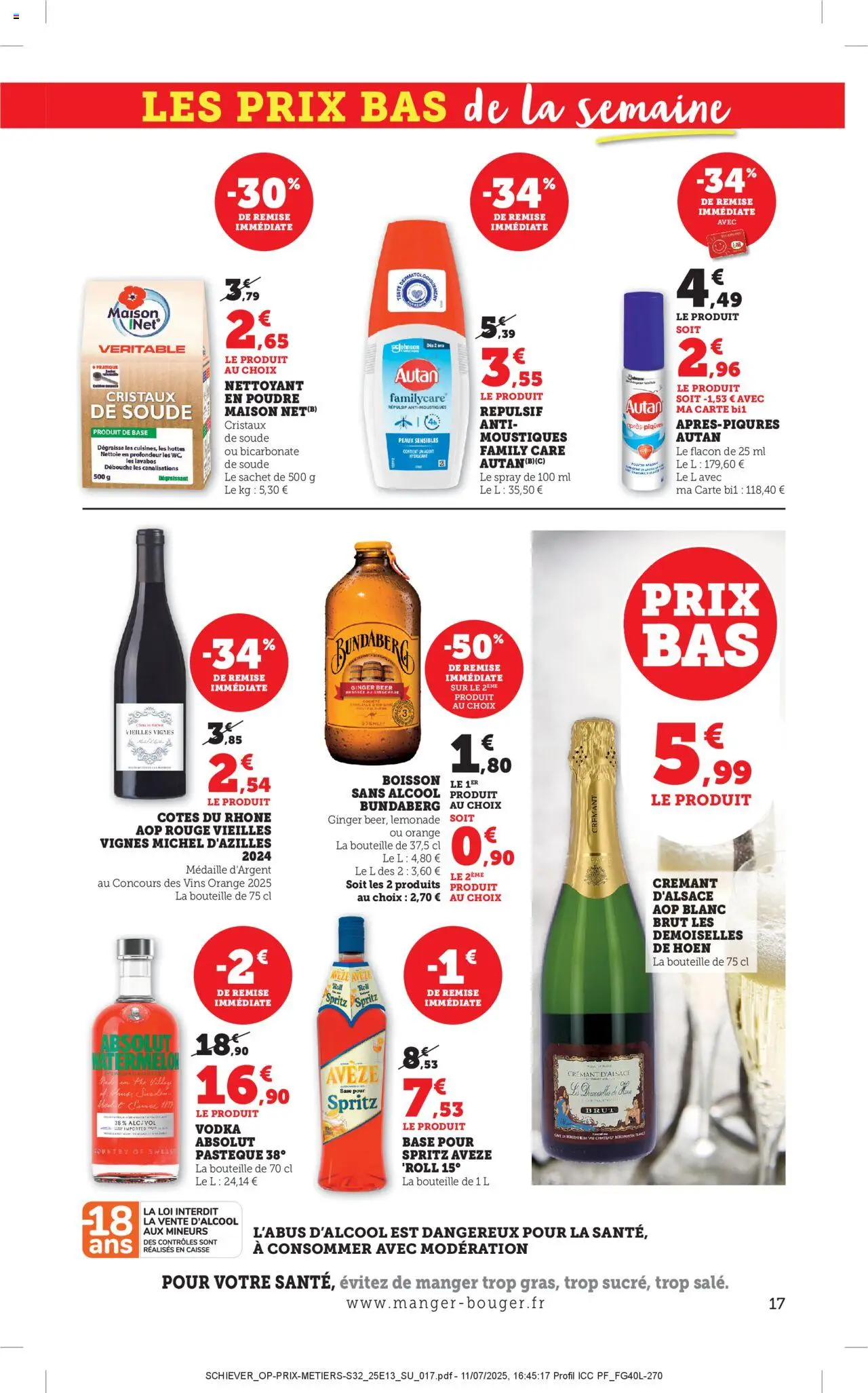  | Page: 17 | Produits: Pastèque, Poudre, Crémant, Crémant d'alsace