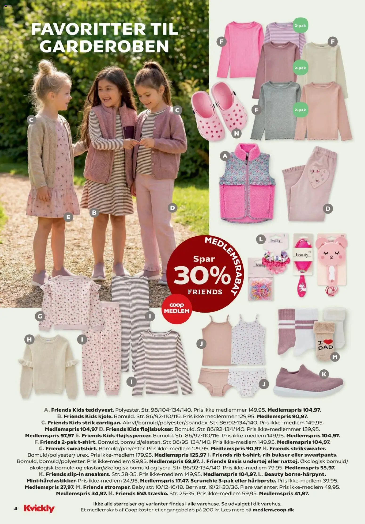 Kvickly tilbudsavis – gyldig fra 27.02.2026 | Side: 4 | Produkter: Bukser, Undertøj