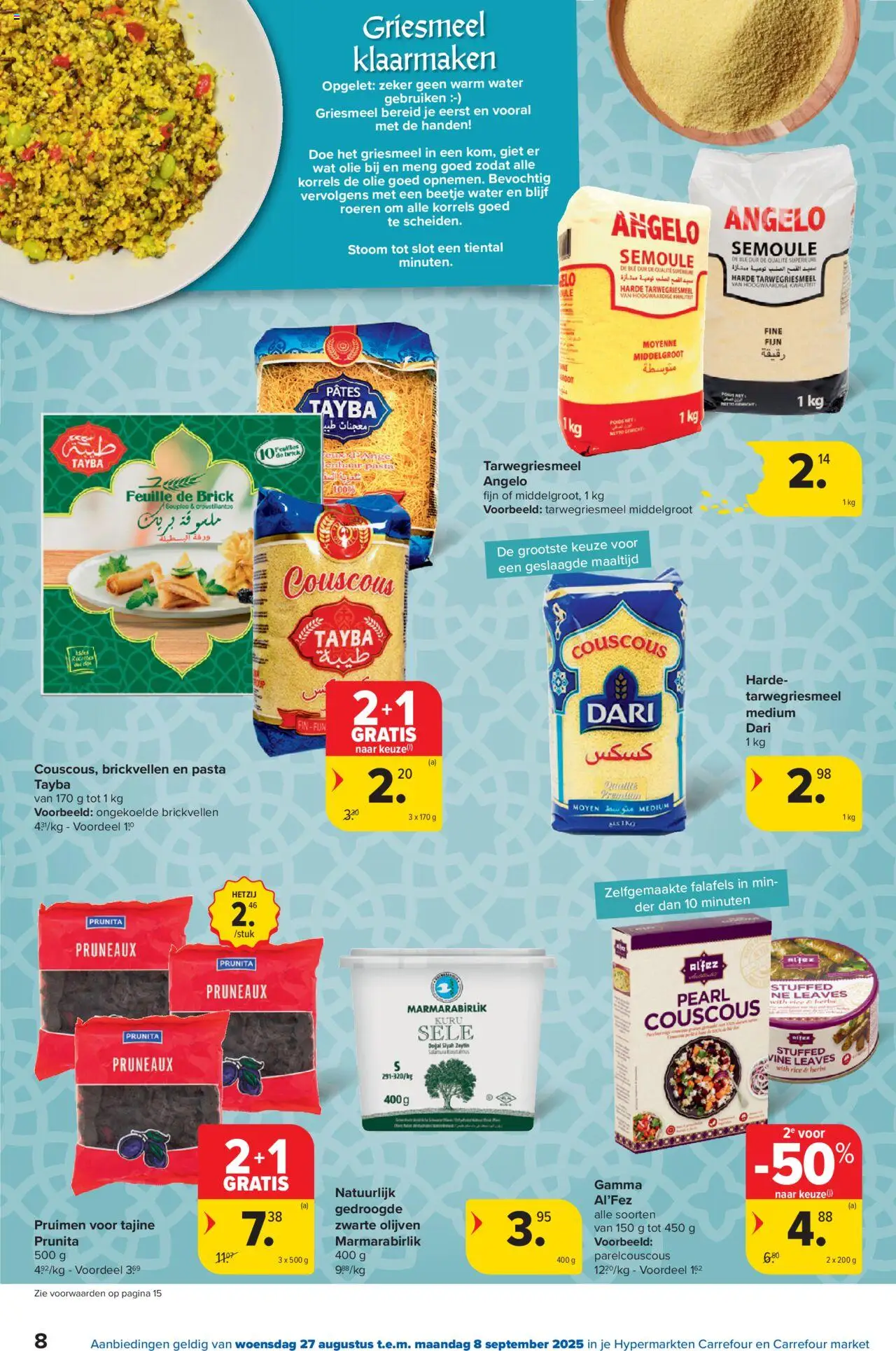  | Pagina: 8 | Producten: Pasta, Gewicht, Olijven, Olie