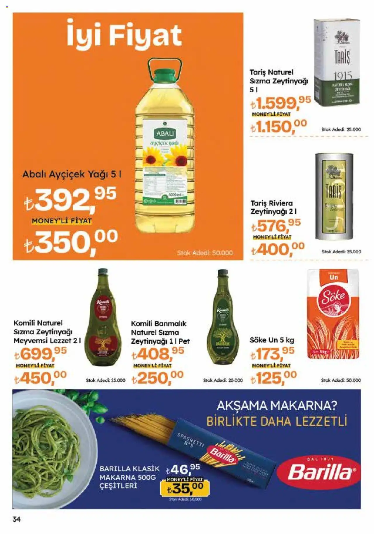 Migros Katalog - 5M Migroskop Dijital - 22.05.2025 tarihinden itibaren geçerlidir | Sayfa: 34 | Ürünler: Makarna