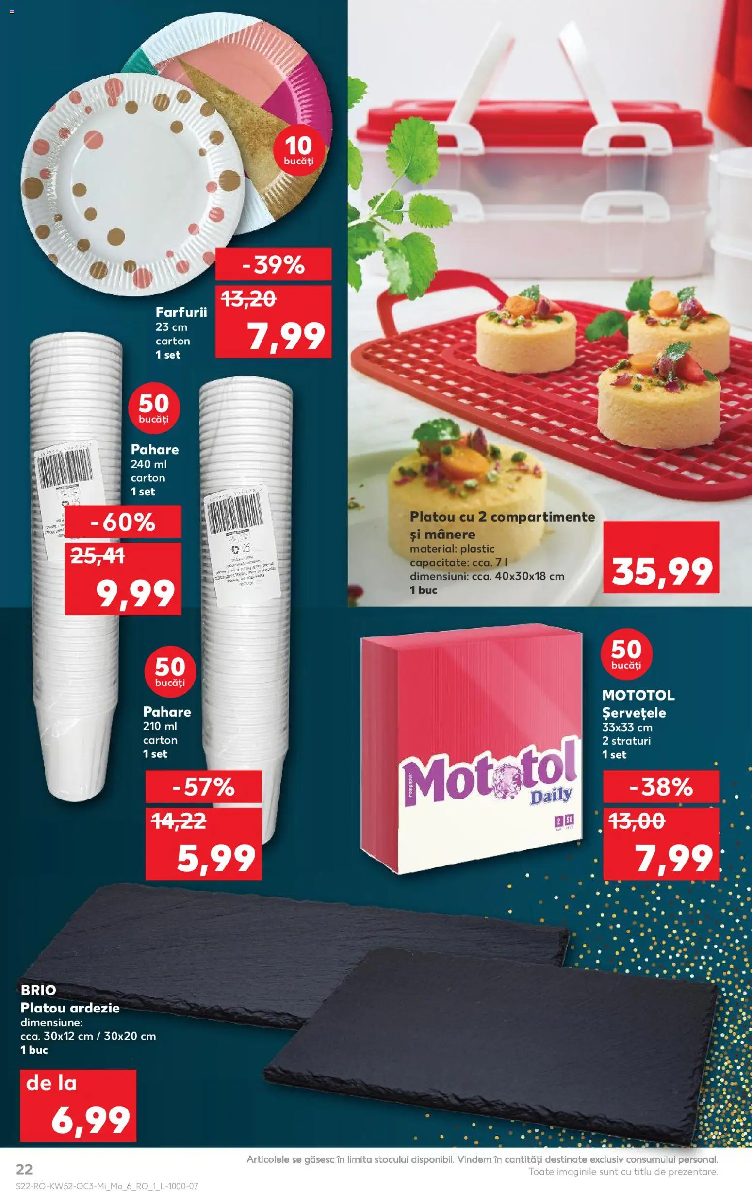Kaufland RO akciós ujság - amely érvényes a következő dátumtól: 24.12.2025 | Oldal: 22
