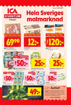 ICA Kvantum - Klippan - Förhandsvisning av reklamblad från butik ICA Kvantum aktuell från 08.09.2025