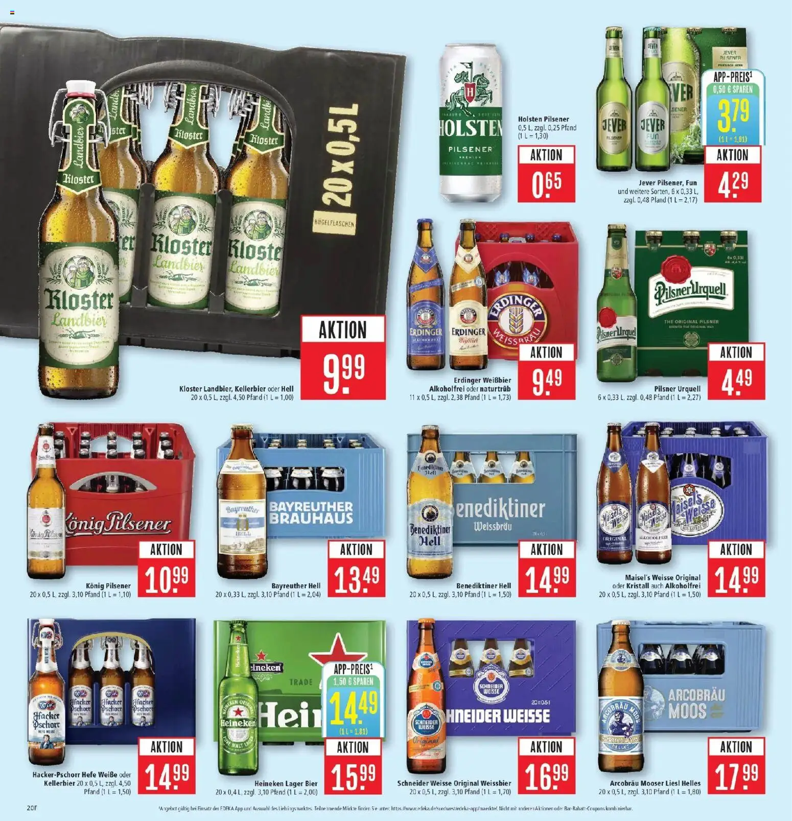 Marktkauf Prospekt Ostfildern	 – gültig ab 13.04.2026 | Seite: 22 | Produkte: Bayreuther hell, Weißbier, Holsten, Pilsner urquell