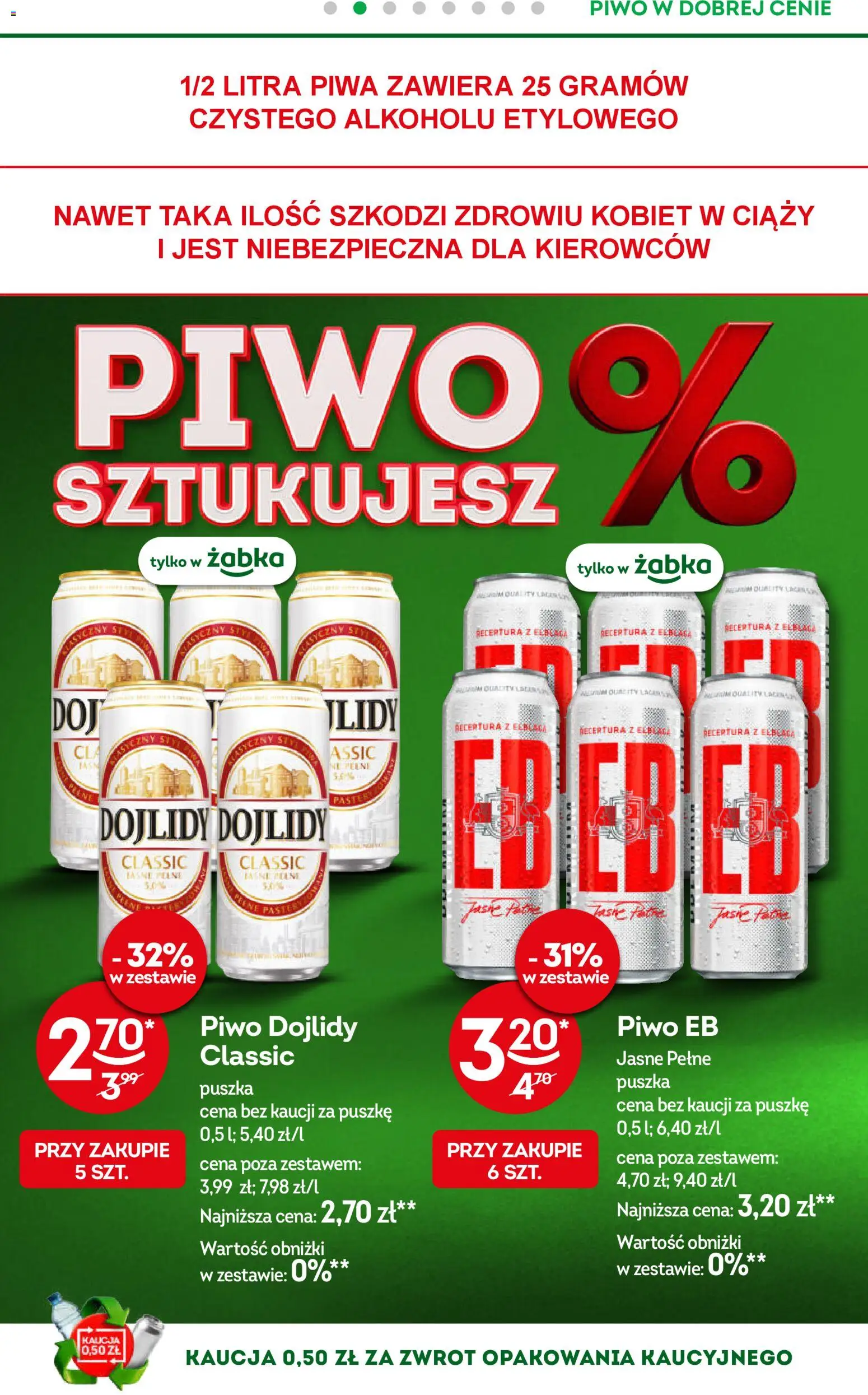 Żabka gazetka od 08.04.2026 | Strona: 38 | Produkty: Piwo