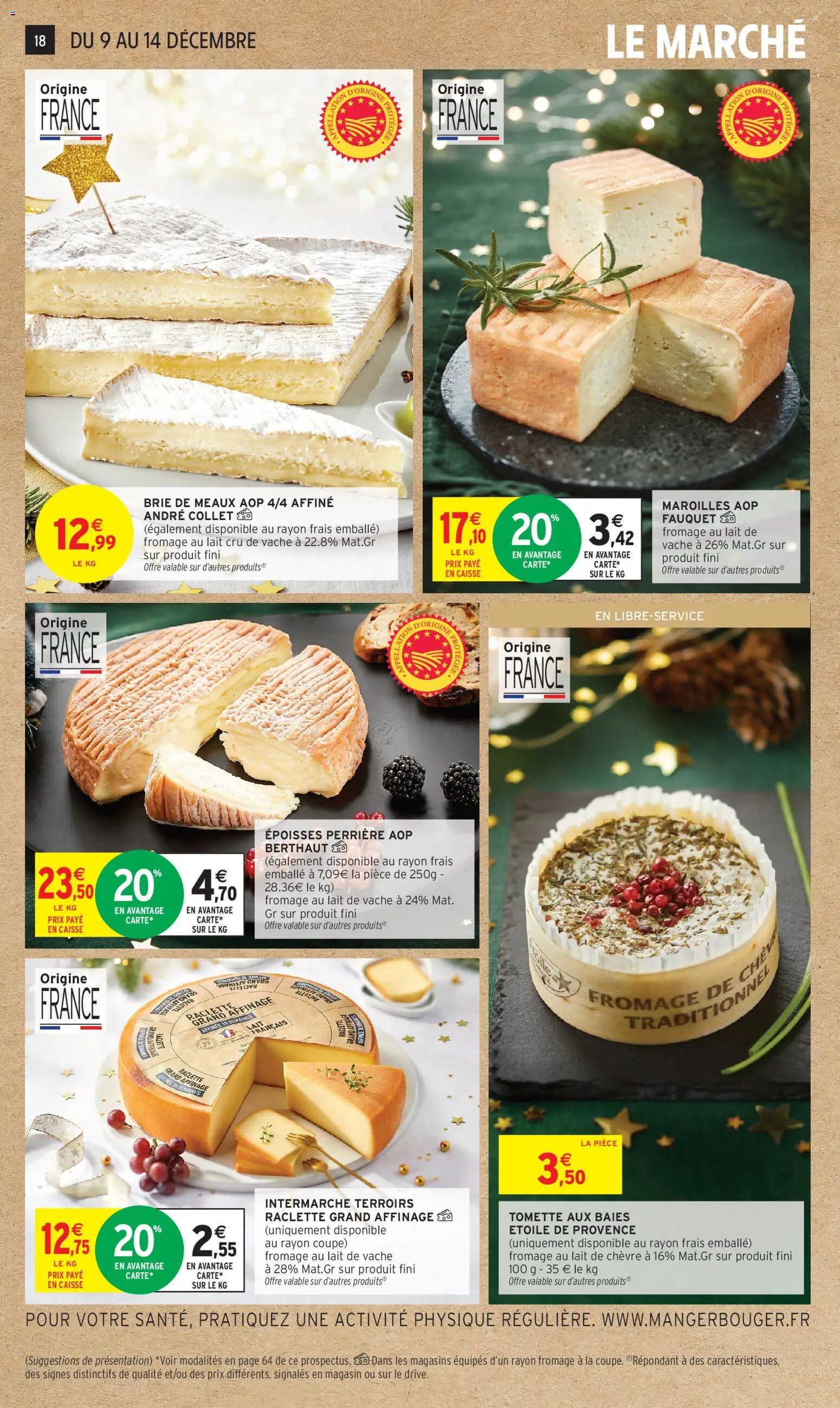 {H1} | Page: 18 | Produits: Raclette, Époisses, Lait, Fromage