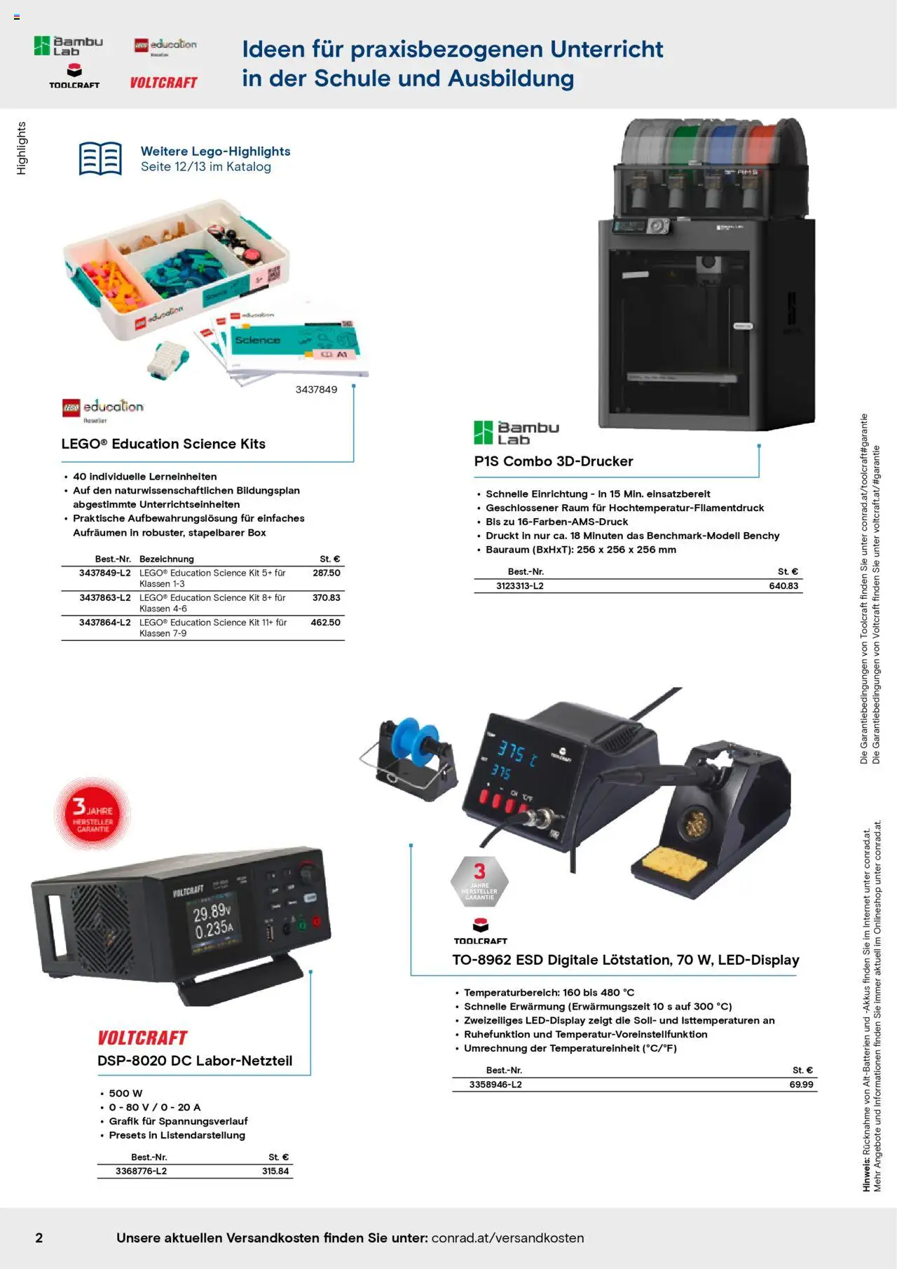 Conrad Education gültig ab 03.10.2025 | Seite: 2 | Produkte: Box