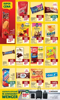Náhled letáku Billa Velký leták od 15.04.2026 | Strana: 18 | Produkty: Lindor, Čokoláda, Horalky, Sušenky