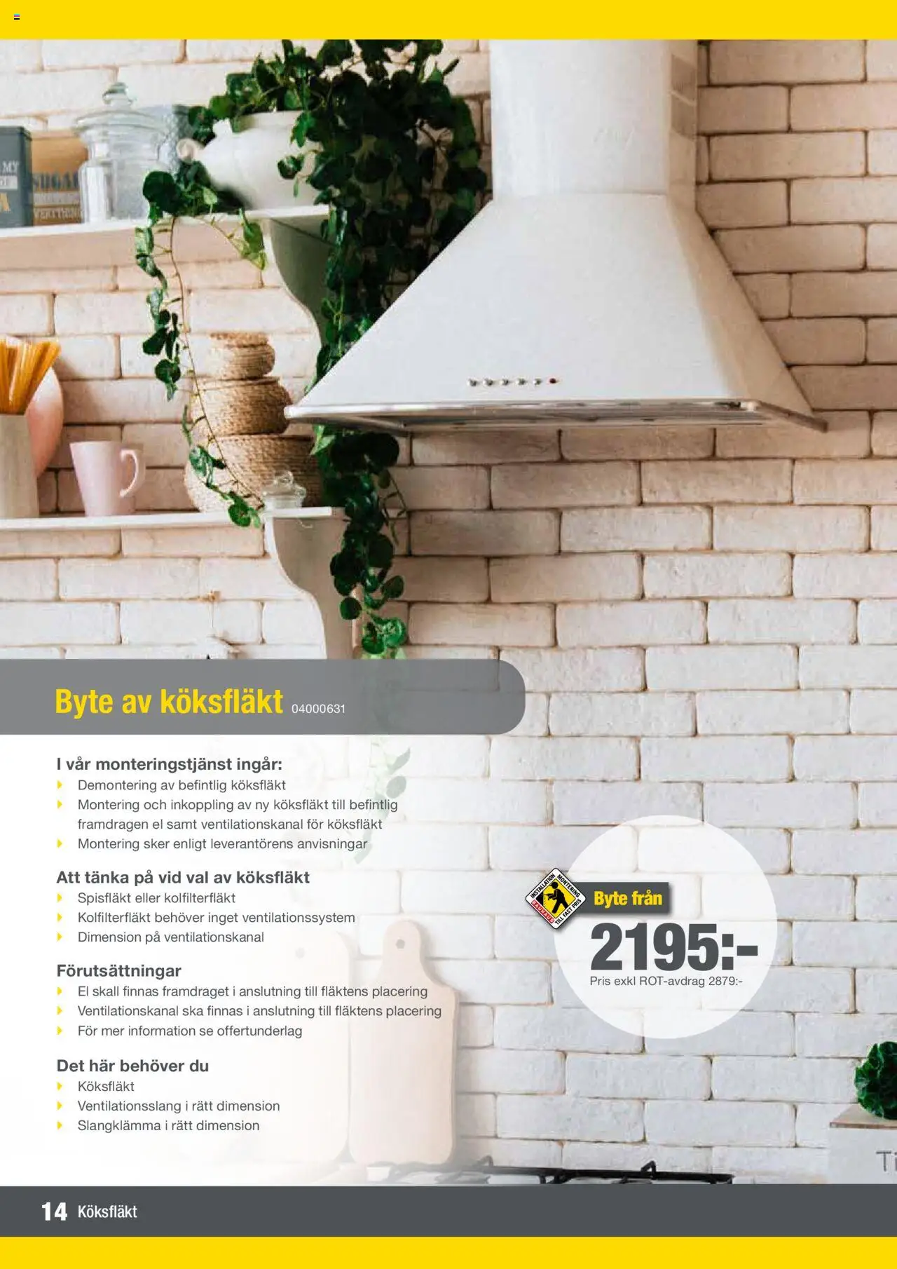 Bauhaus reklamblad aktuell från 01.02.2024 | Sida: 37 | Produkter: Köksfläkt