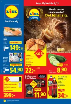 Lidl - erbjudanden - Förhandsvisning av reklamblad från butik Lidl aktuell från 27.10.2025