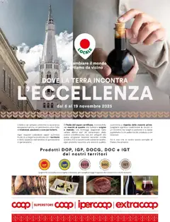 Anteprima del volantino Ipercoop - DOVE LA TERRA INCONTRA L’ECCELLENZA valido a partire dal 06.11.2025