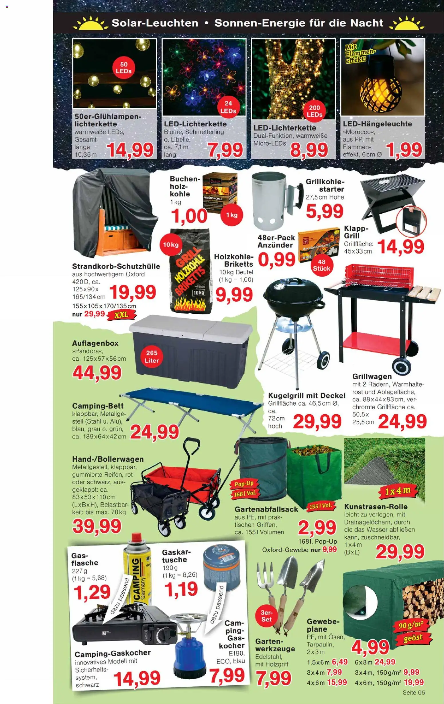 Wiglo Wunderland Prospekt – gültig ab 27.04.2026 | Seite: 5 | Produkte: Grill, Kocher, Wasser