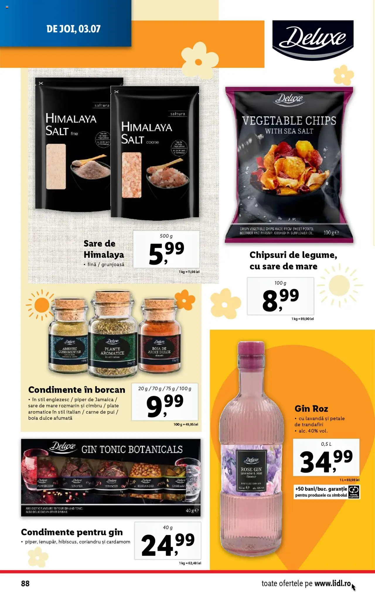 Catalog Lidl – valabil de la 30.06.2025 | Pagină: 88 | Produse: Ardei, Chipsuri, Condimente, Sare