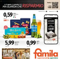 Anteprima del volantino Famila Superstore catalogo valido a partire dal 21.08.2025
