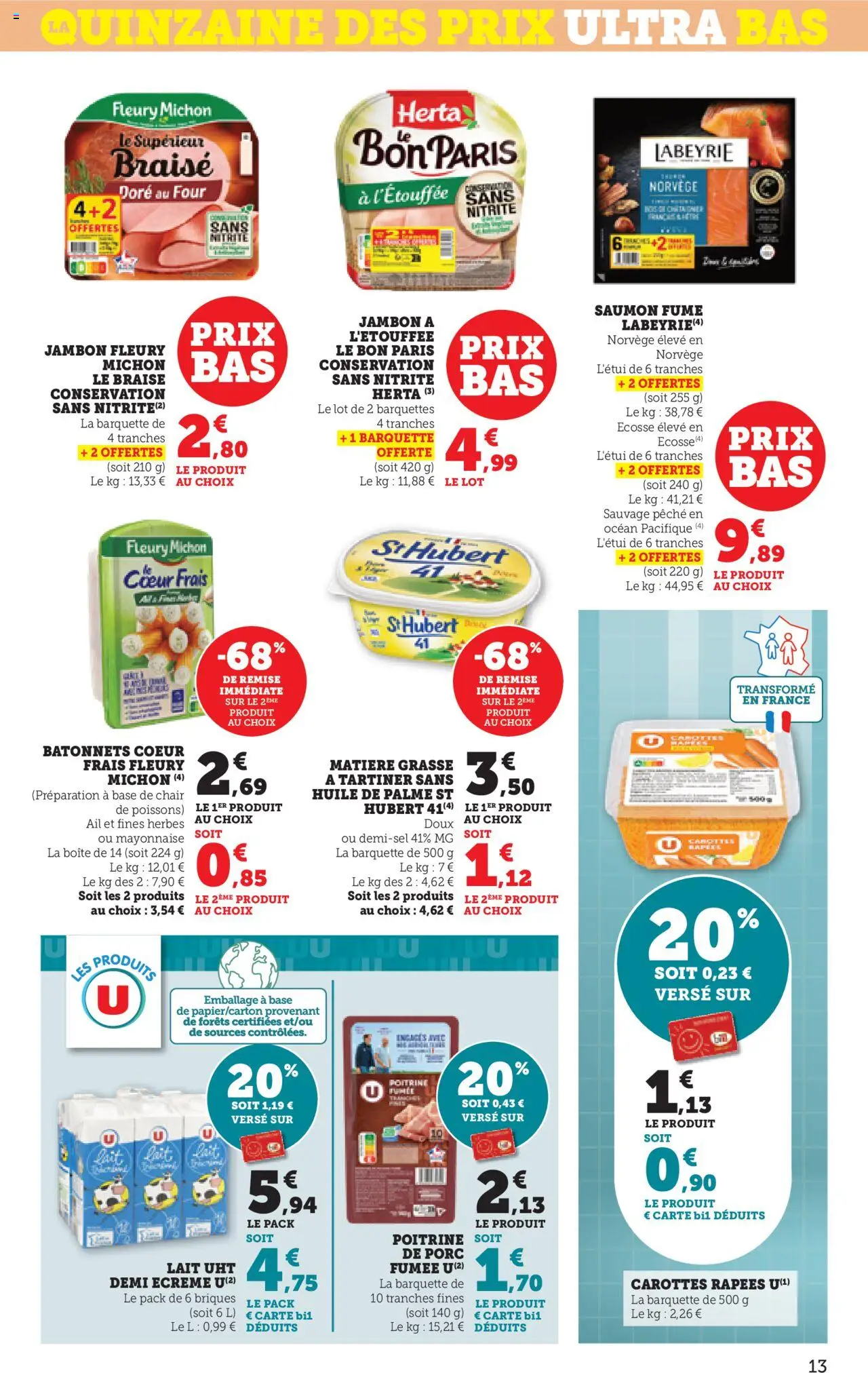  | Page: 13 | Produits: Ail, Huile, Jambon, Porc