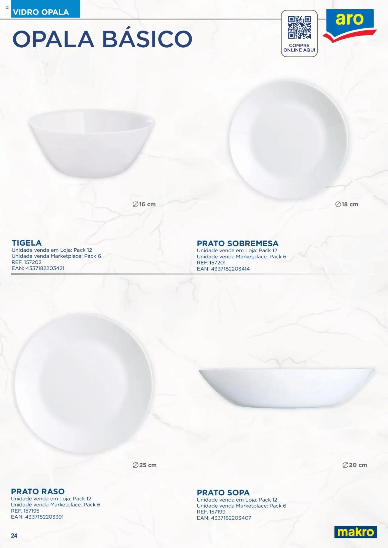 Makro Catálogo Serviço de Mesa │ válido de 01.08.2024 | Página: 24 | Produtos: Tigela, Sopa