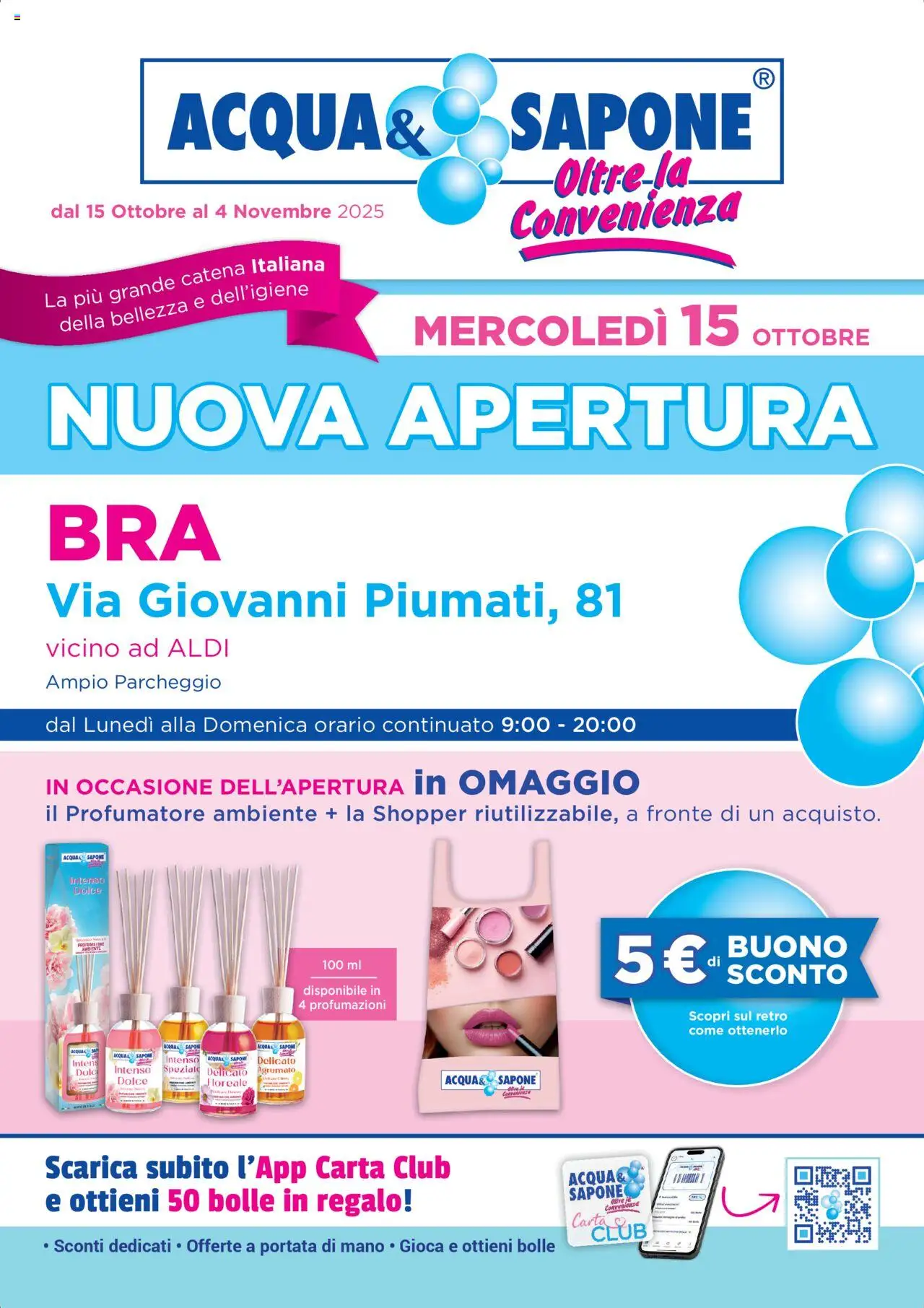 Volantino Acqua e Sapone del 15.10.2025 | Pagina: 1 | Prodotti: Sapone, Acqua