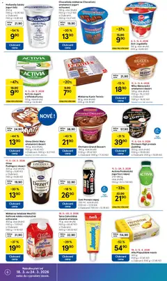 Náhled letáku Mlékárna Valašské Meziříčí Kefírové mléko nízkotučné ochucené, 450 g, více druhů od 18.03.2026 | Strana: 6 | Produkty: High protein pudding, Jogurt, Přepuštěné máslo, Kakao