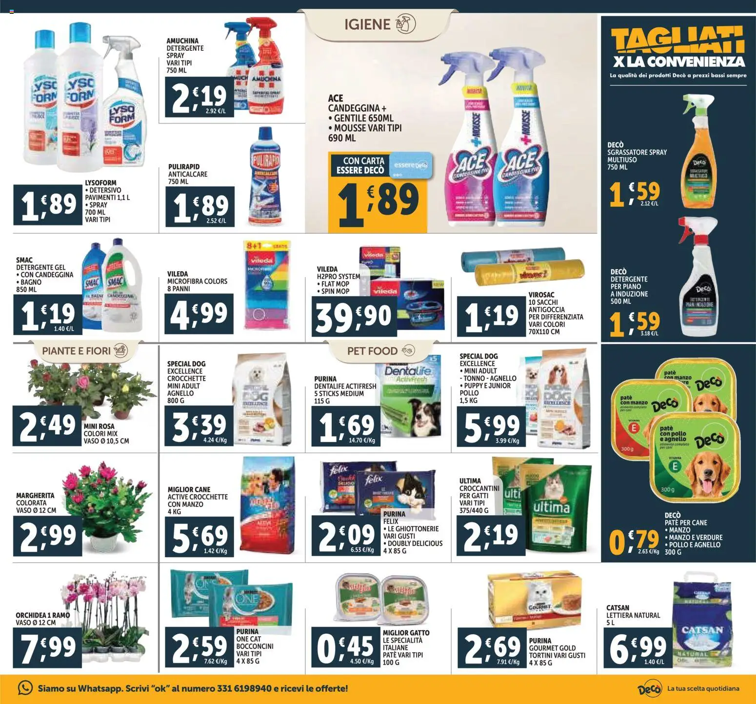 Volantino Decò del 07.11.2025 | Pagina: 19 | Prodotti: Pollo, Manzo, Anticalcare, Tonno