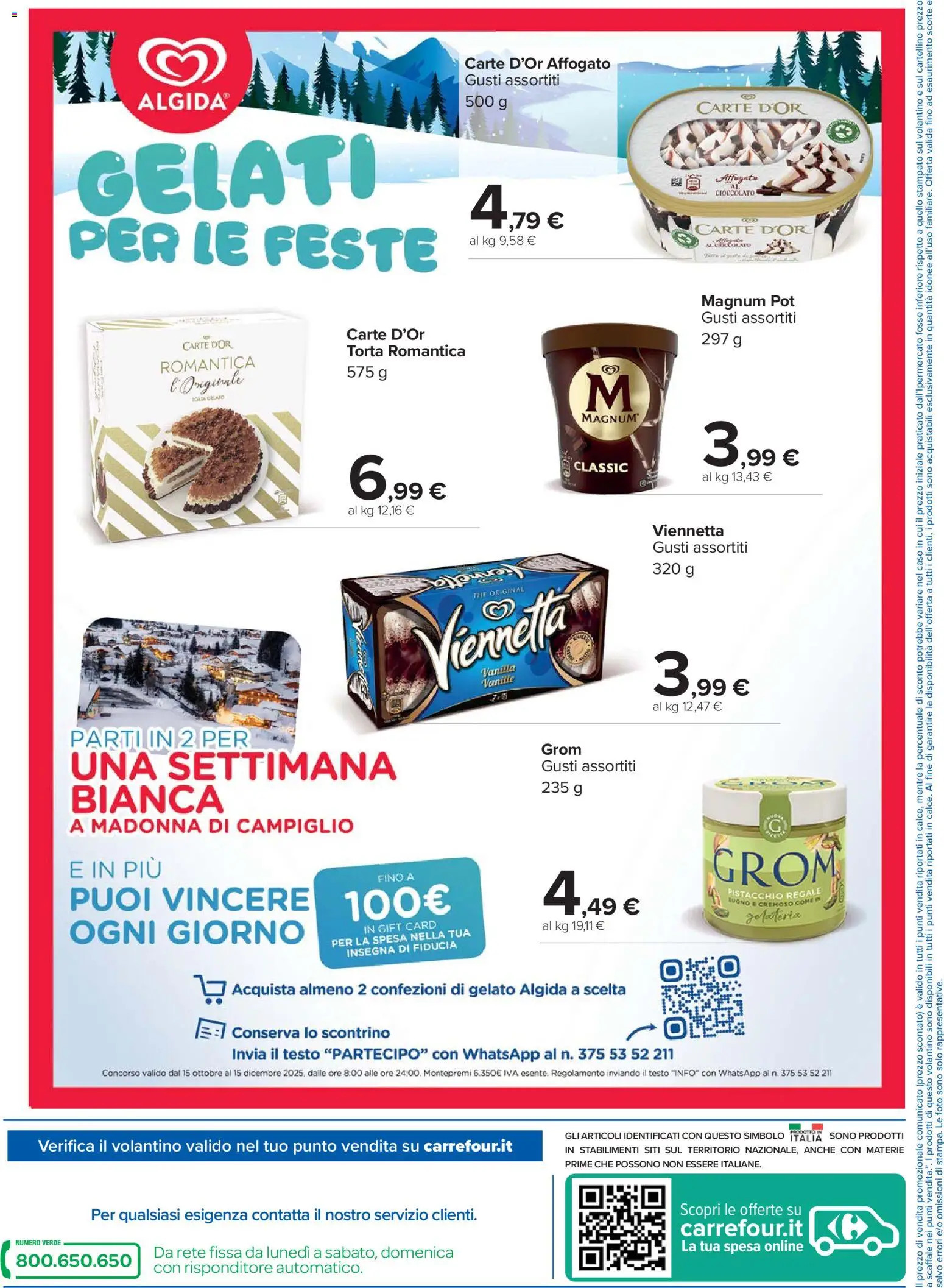 Volantino Carrefour del 02.12.2025 | Pagina: 2 | Prodotti: Cioccolato, The, Torta, Scaffale