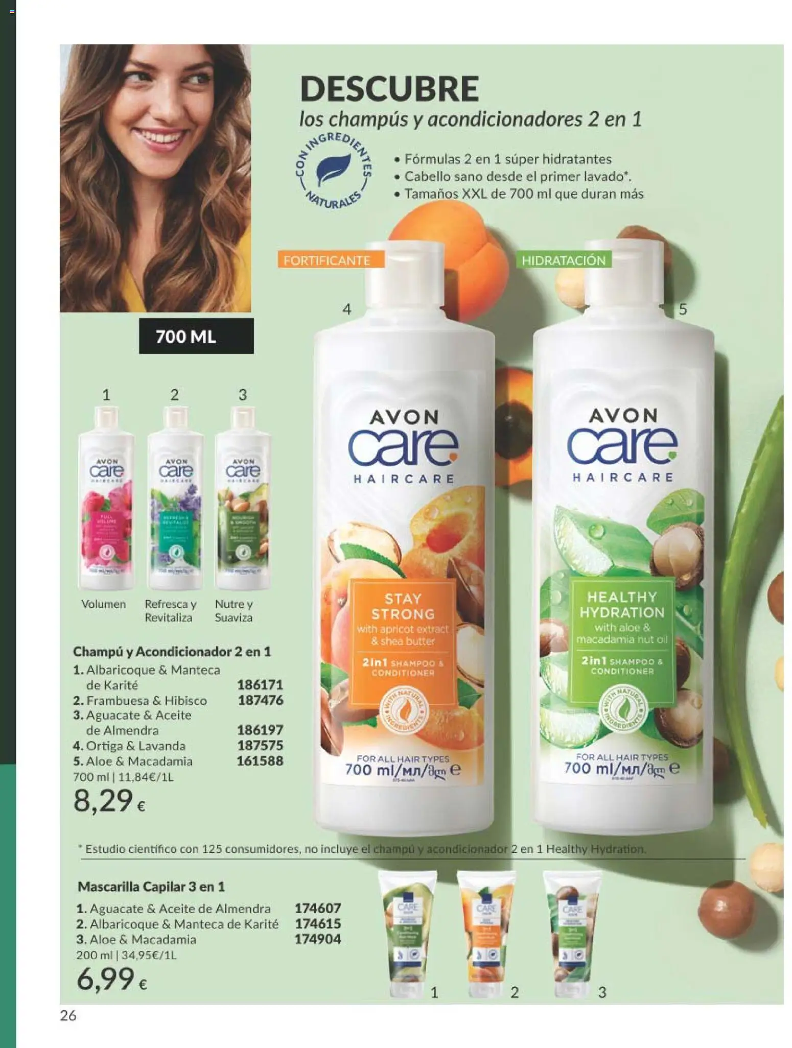 Catálogo AVON campaña 3 │ válido desde el 01.03.2026 | Página: 181 | Productos: Champú, Acondicionador, Γάλα σε σκόνη, Αποφλοιωτής σκόρδου