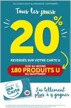 Super U - Prévisualisation de Super U catalogue Ma sélection Carte U valide à partir de 04.08.2025
