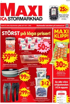 ICA Maxi - Nacka - Förhandsvisning av reklamblad från butik ICA Maxi aktuell från 08.09.2025