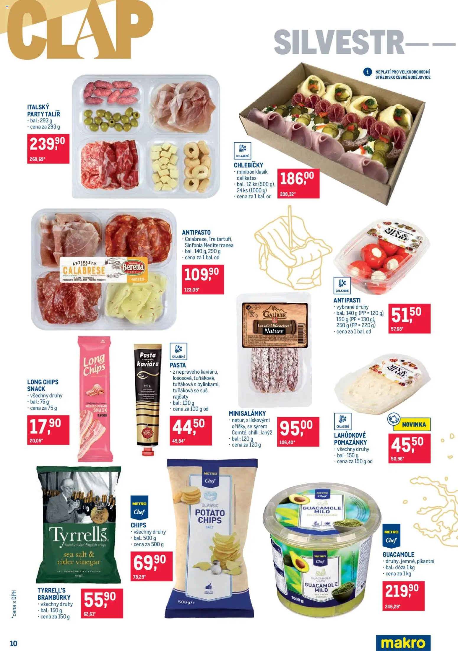 Makro leták - Pro milovníky jídla od 17.12.2025 | Strana: 10 | Produkty: Pomazánky, Bramburky, Talíř, Guacamole