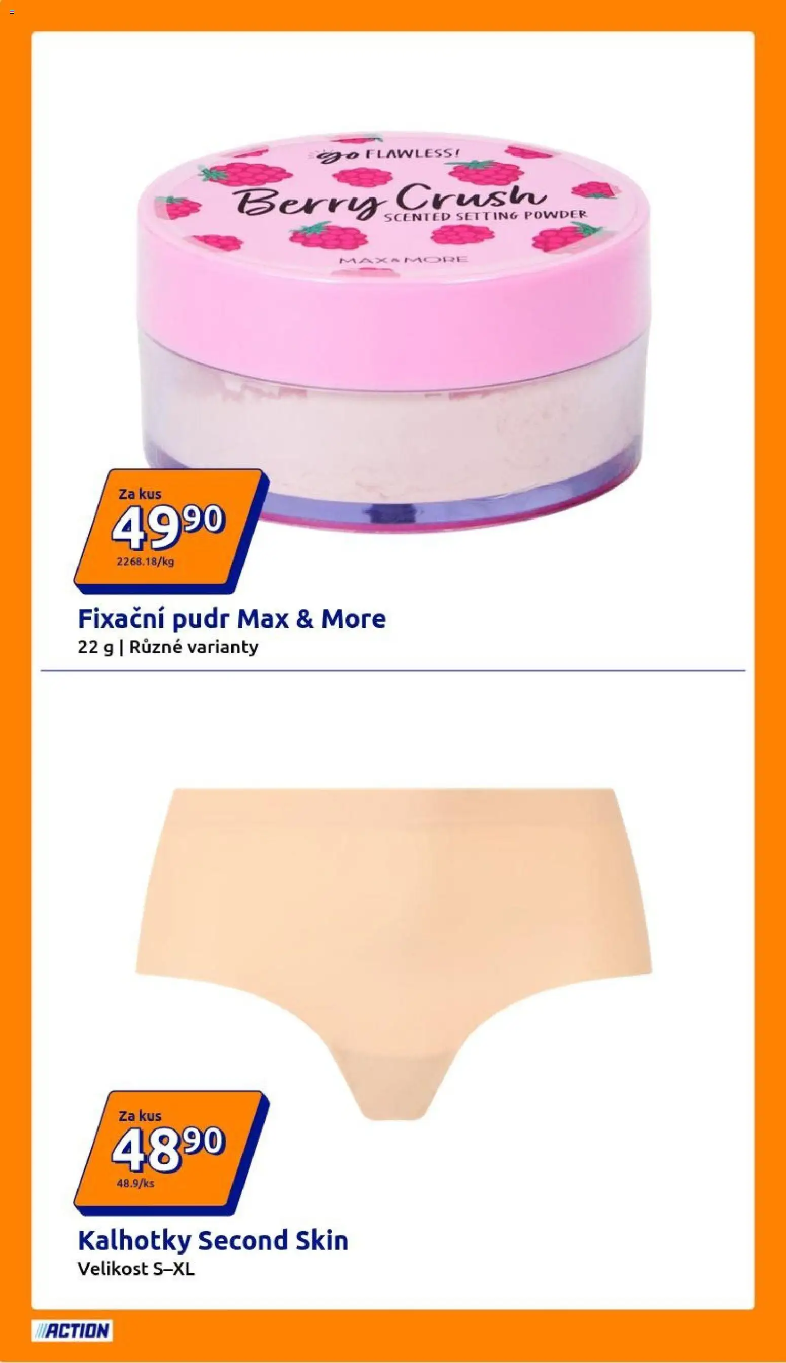 Action leták od 18.03.2026 | Strana: 20 | Produkty: Kalhotky, Pudr