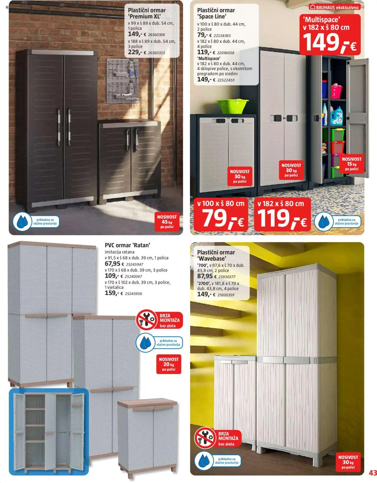 Bauhaus katalog | vrijedi od 31.07.2025 | Stranica: 43
