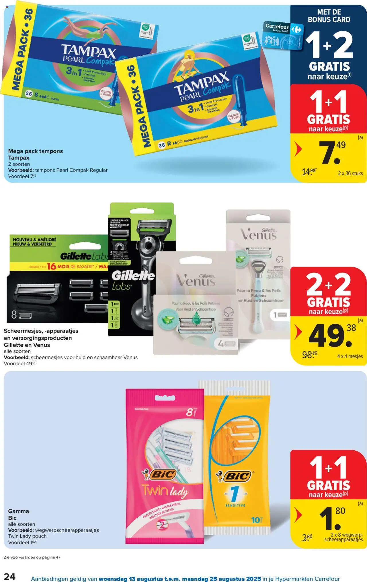  | Pagina: 24 | Producten: La, Tampons