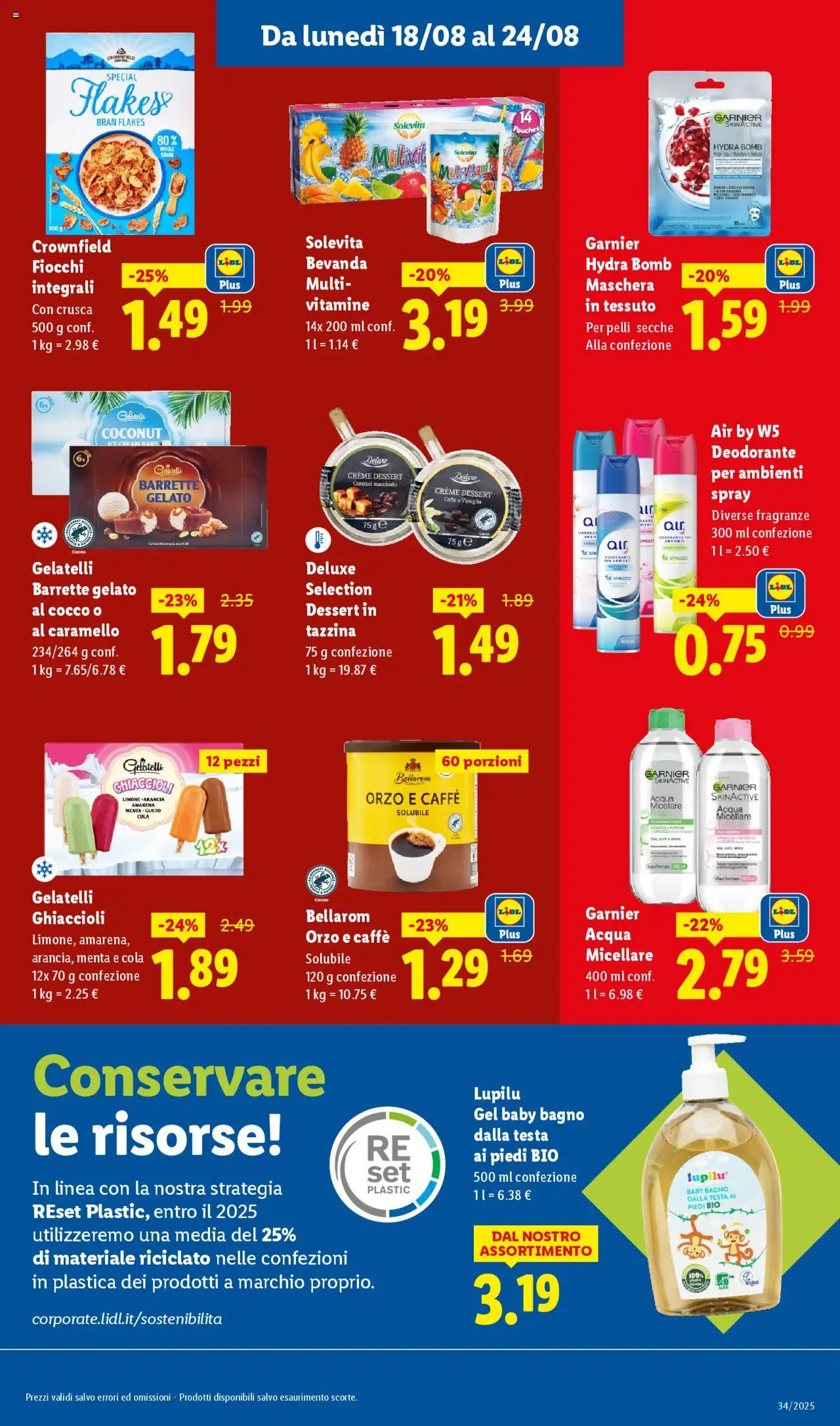 Volantino Lidl del 18.08.2025 | Pagina: 17 | Prodotti: Maschera, Caffè, Cocco, Cacao