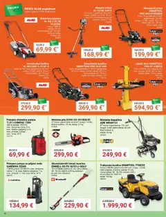 Black Friday Pevex - Pregled kataloga iz trgovine Pevex, vrijedi od 25.09.2025 | Stranica: 28 | Proizvodi: Kosilica, Baterija, Nož, Traktorska kosilica