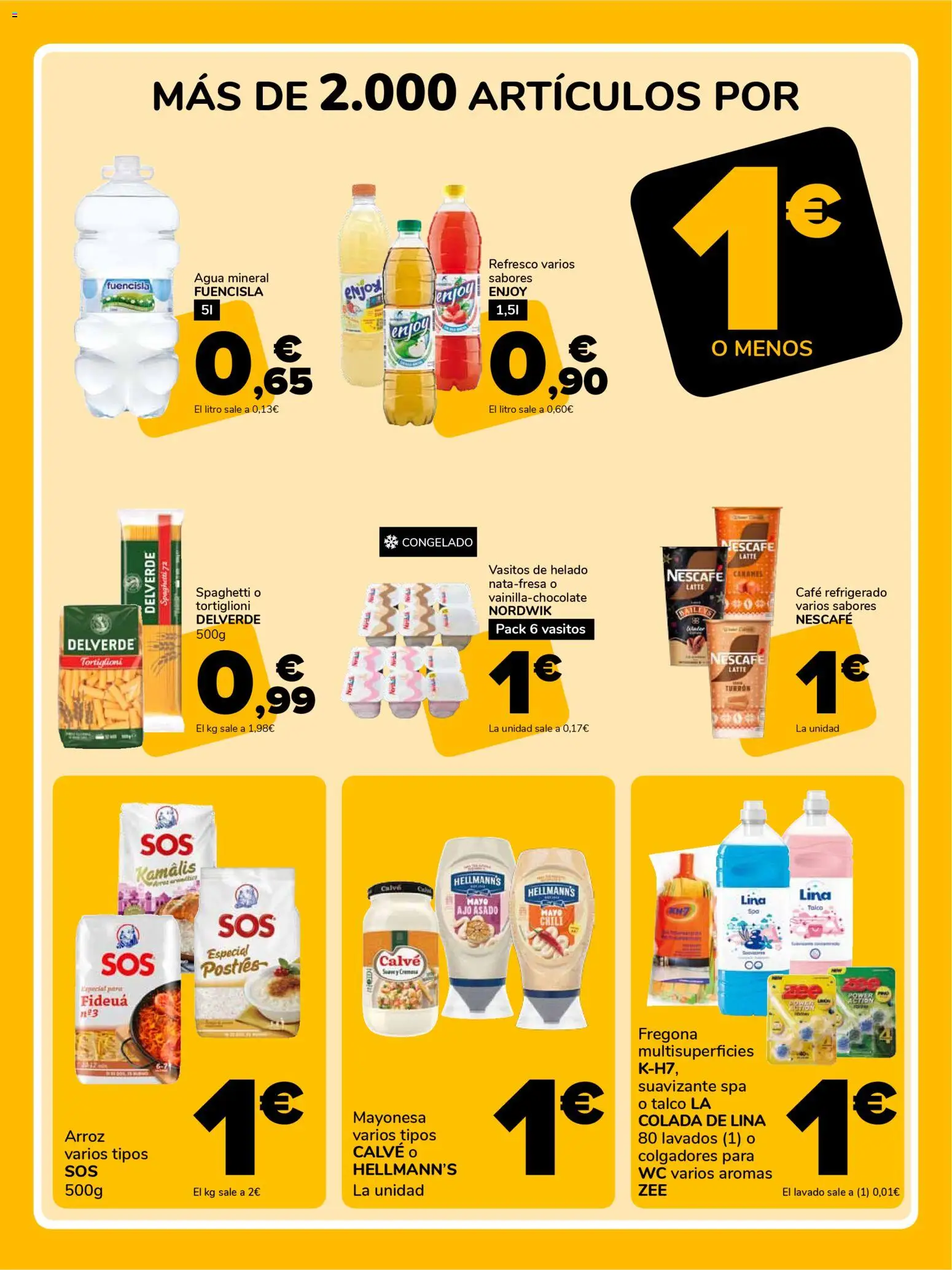 Supeco folleto │ válido desde el 31.03.2026 | Página: 5 | Productos: Arroz, Helado, Suavizante, Οθόνη προβολής