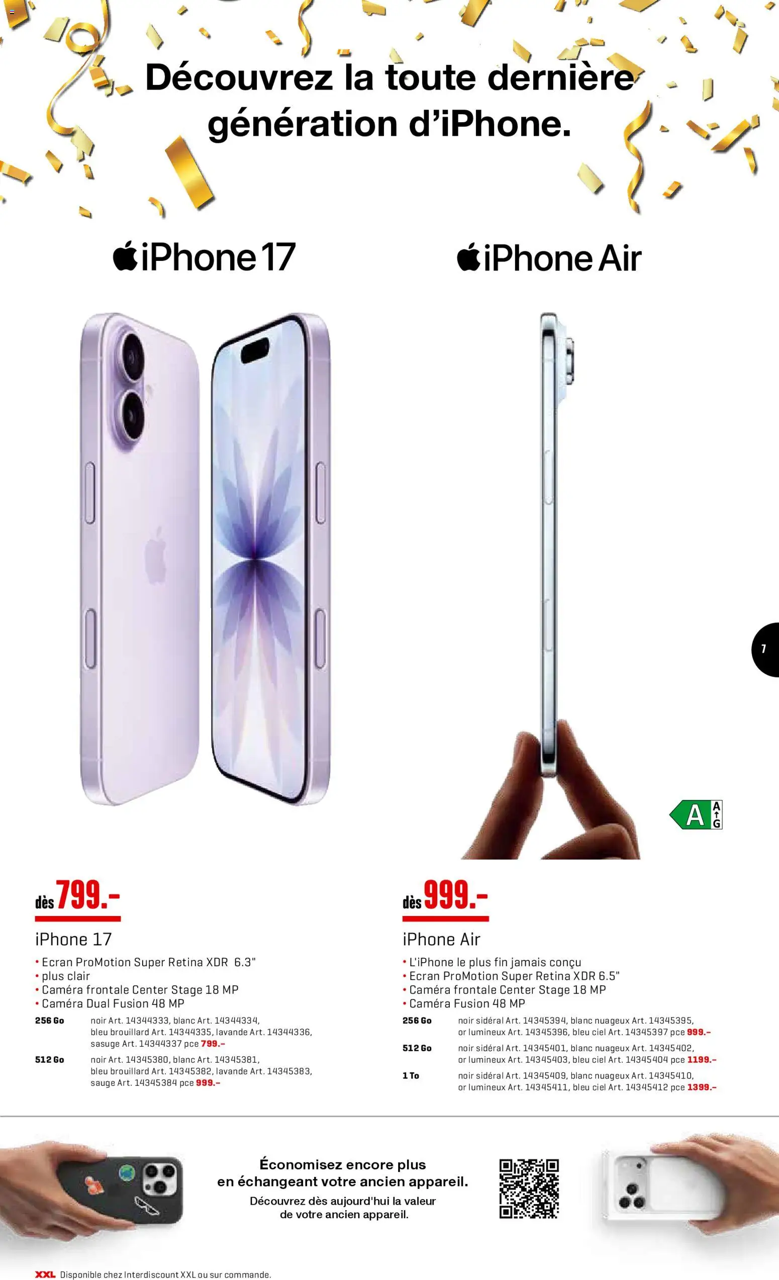 Interdiscount Aktionen FR – gültig ab 10.11.2025 | Seite: 7 | Produkte: Iphone