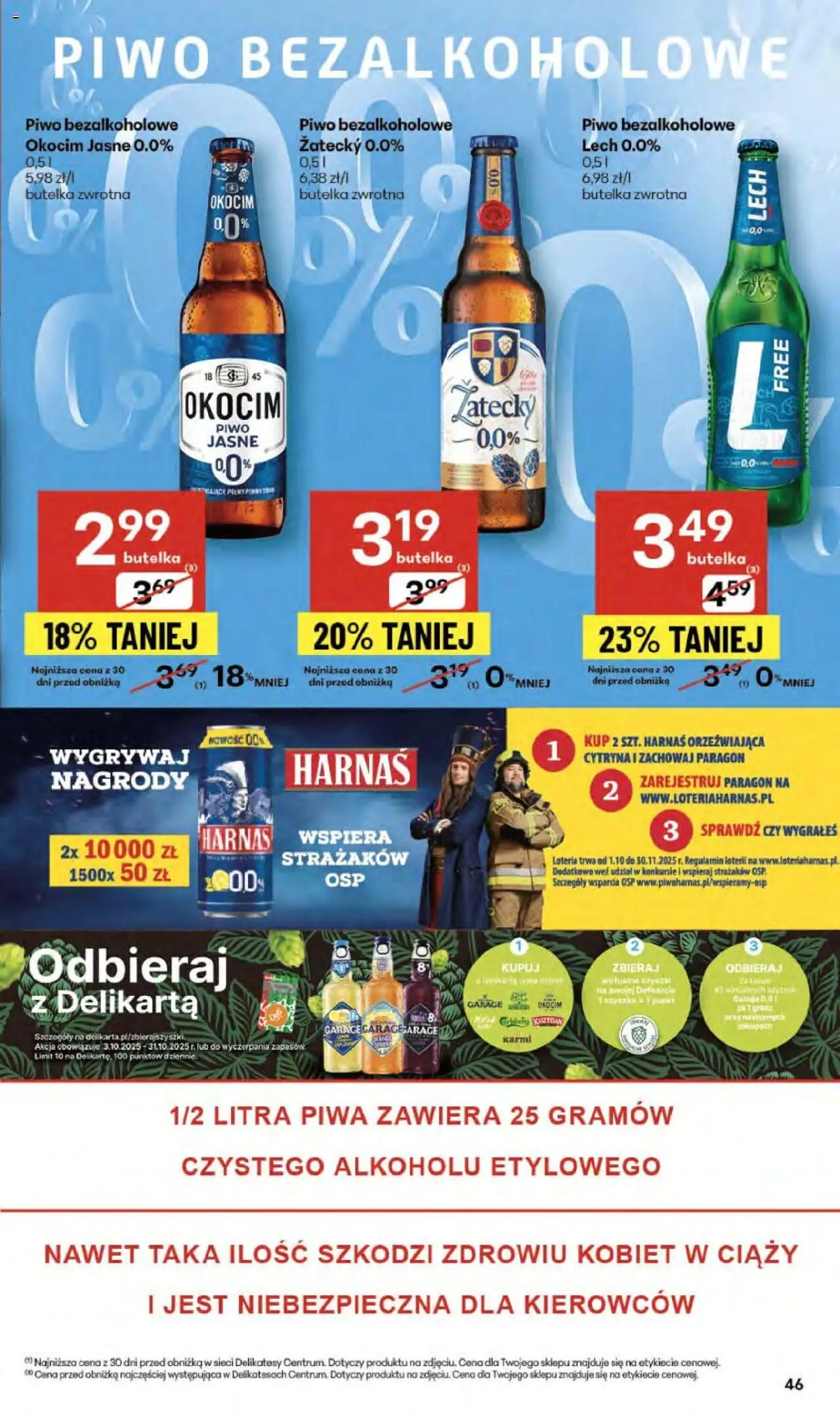 Delikatesy Centrum Gazetka - Sklepy Własne od 16.10.2025 | Strona: 46 | Produkty: Cytryna, Delikatesy, Harnaś, Piwo