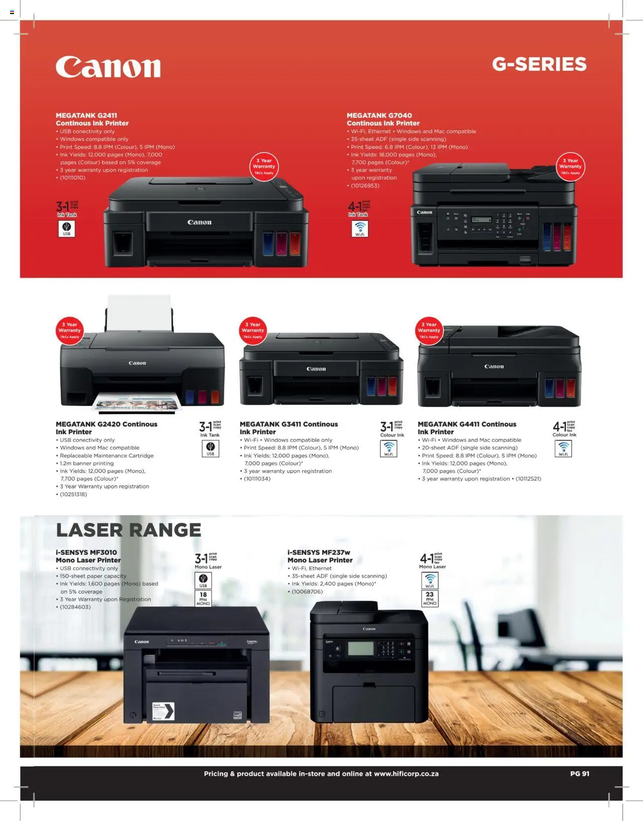 New HiFi Corp catalogue – valid from 12.02.2024 | Page: 91 | Products: Printer, Tank, USB, Paper