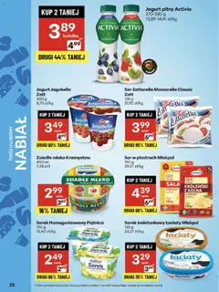 Delikatesy Centrum Gazetka - Sklepy Własne od 24.07.2025 | Strona: 28 | Produkty: Serek, Ser, Mozzarella, Kiwi