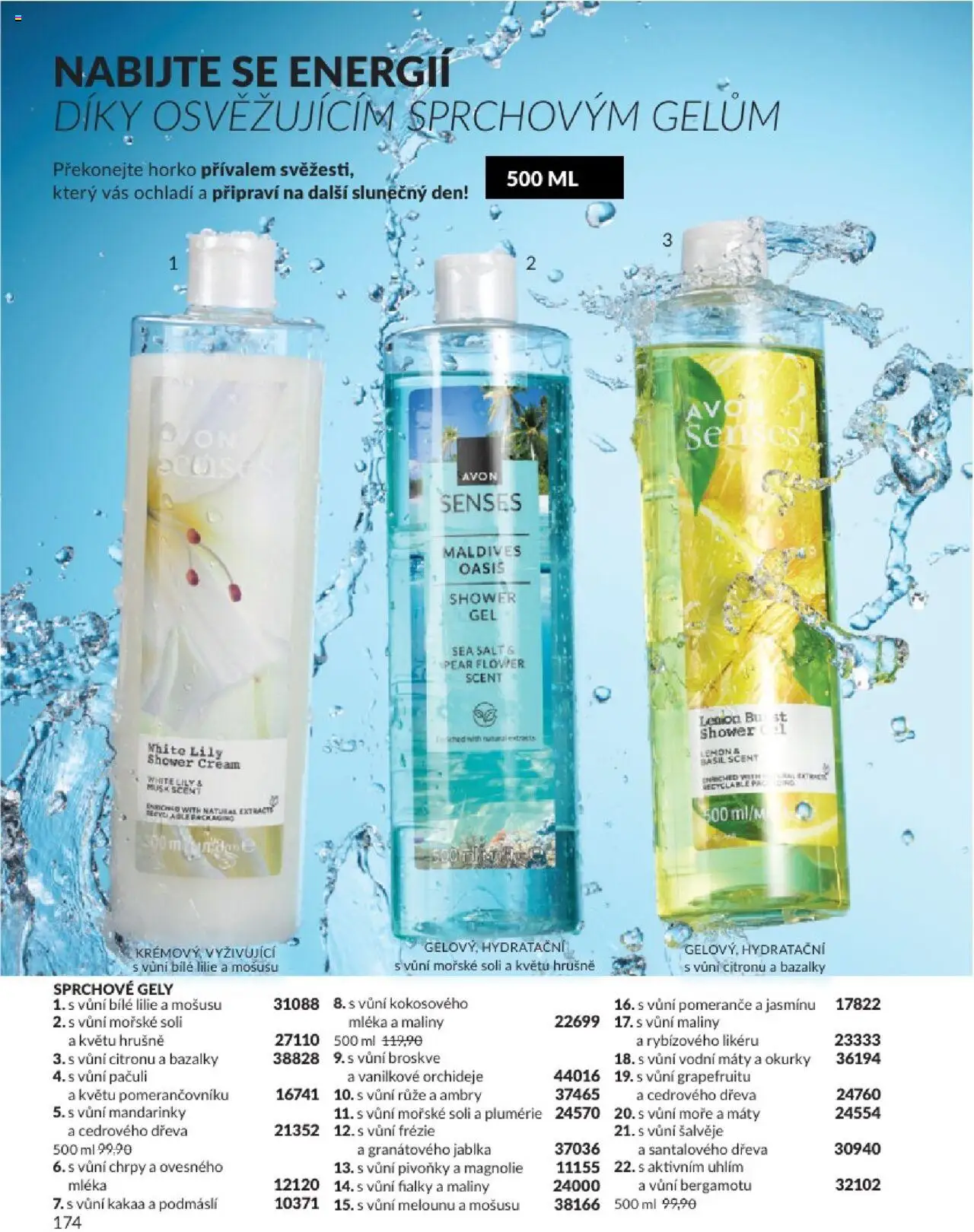 Avon katalog 8/2025 od 31.07.2025 | Strana: 174 | Produkty: Pomeranče, Mandarinky, Maliny, Podmáslí