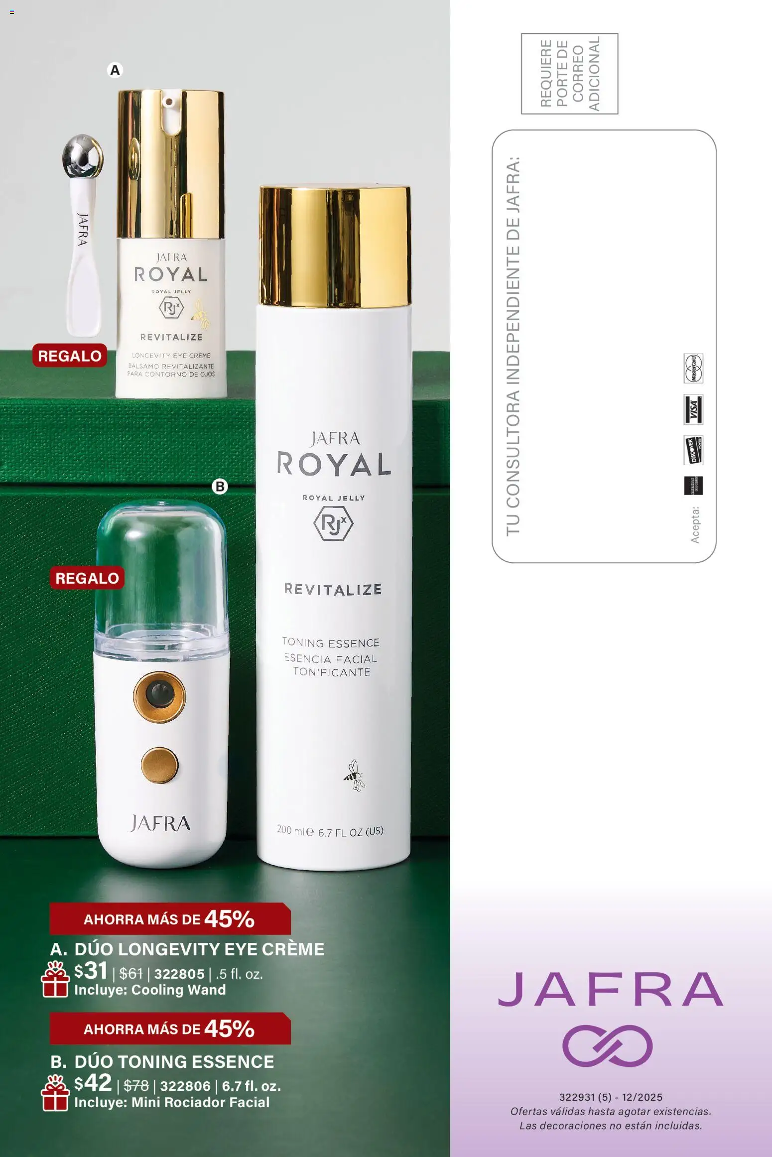 JAFRA folleto │ válido desde el 01.12.2025 | Página: 52 | Productos: Esencia facial