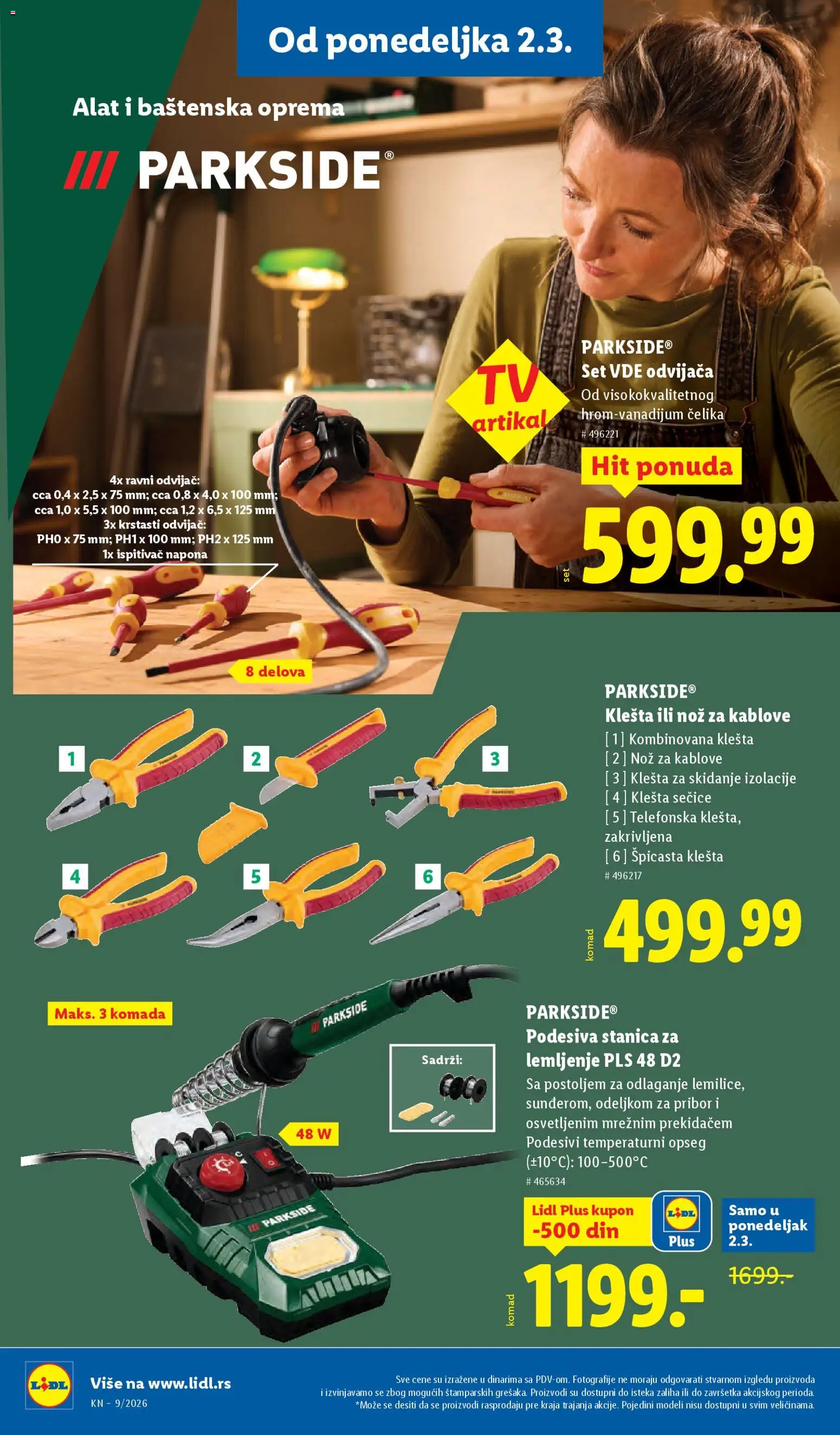 Lidl katalog - važi od 26.02.2026 | Strana: 84 | Proizvode: Parkside, Nož