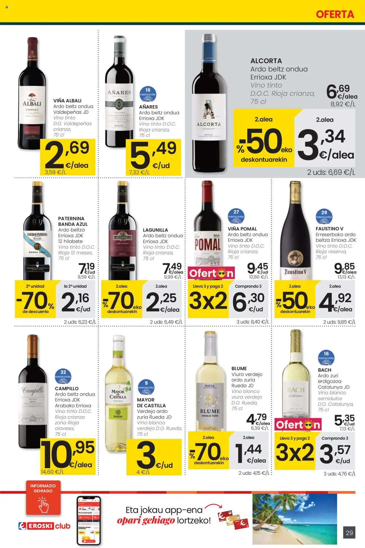 Eroski - Handia │ válido desde el 12.06.2025 | Página: 29 | Productos: Vino