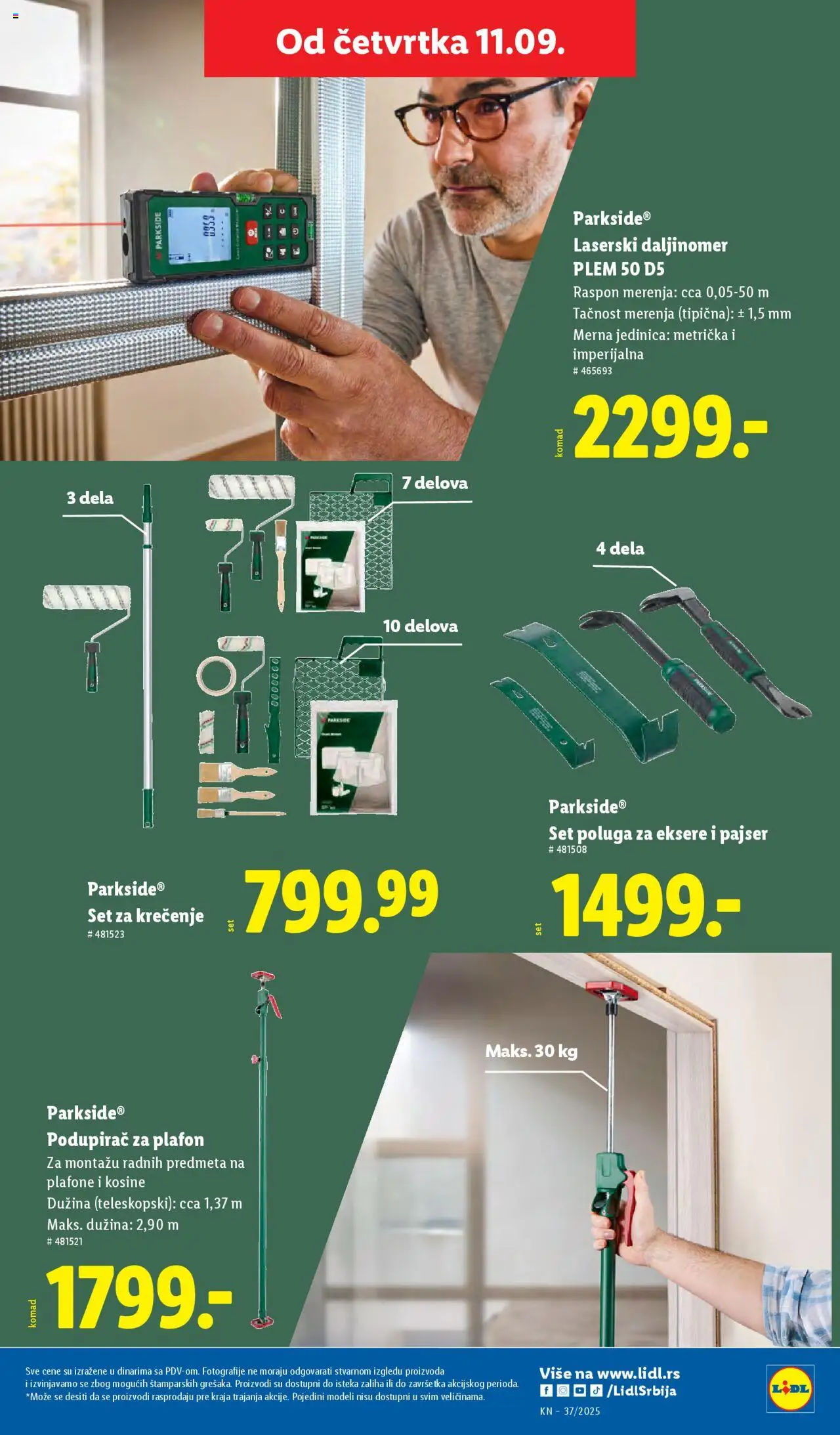 Lidl katalog - važi od 11.09.2025 | Strana: 33 | Proizvode: Parkside