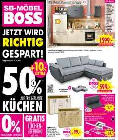 SB Möbel Boss Prospekt 	 ab 25.10.2025 gültig